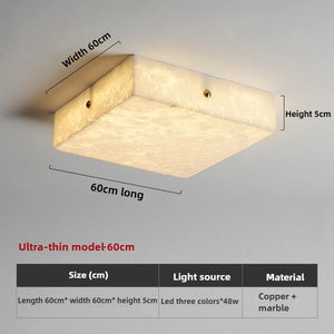 Modern Chinese style copper ceiling light for elegant interiors