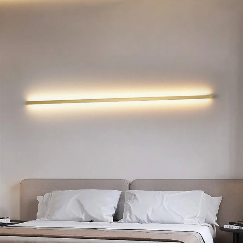 Modern LED wall light with dimmable switch - vue 3 sur 22
