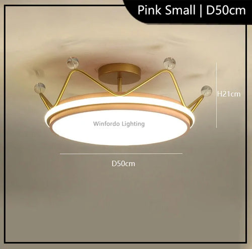 Children's crown LED pendant light modern Winfordo - vue 9 sur 12