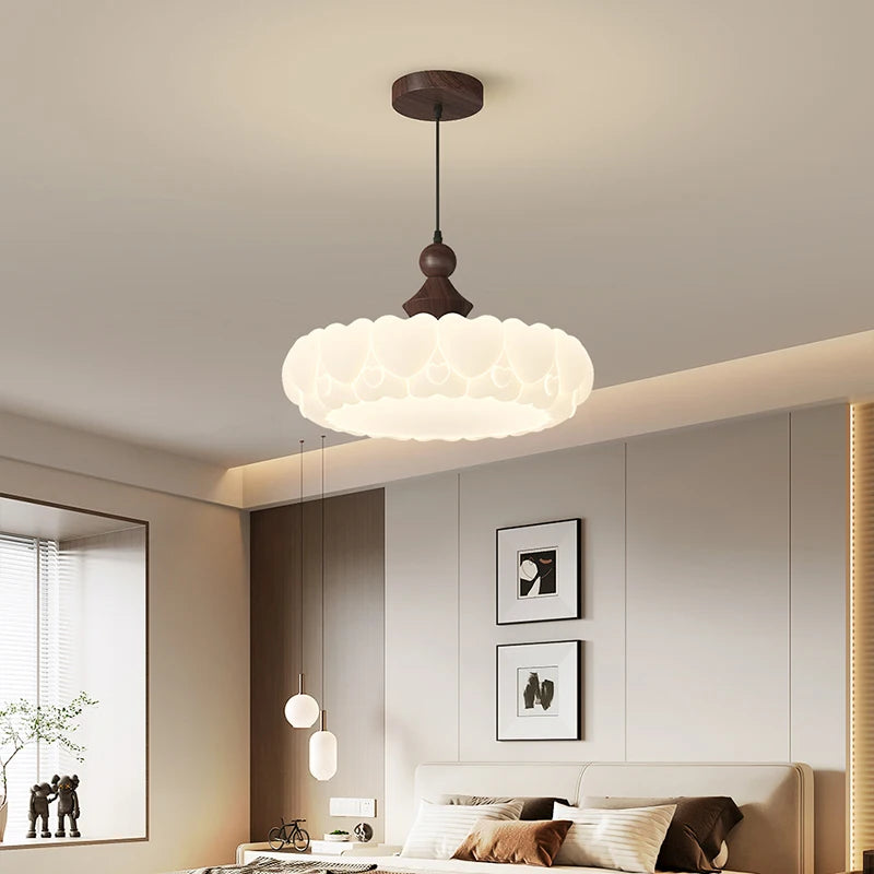Modern minimalist creative and warm indoor ceiling light - vue 5 sur 12