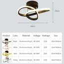 Modern LED ceiling light for hallway, stairway, entrance, hotel and home décor