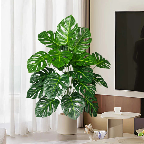 Artificial monstera tree for garden and office decoration - vue 2 sur 9