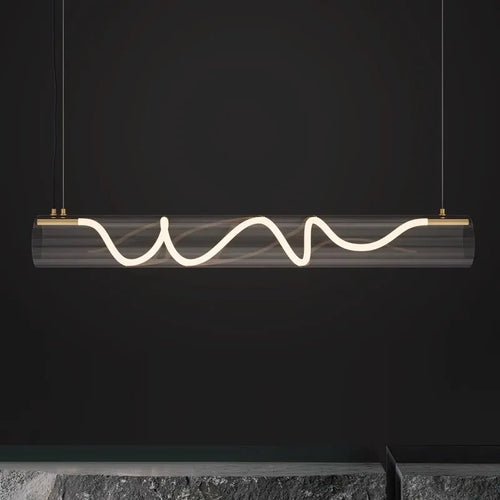 Acrylic designer chandelier for decorative indoor lighting - vue 4 sur 7