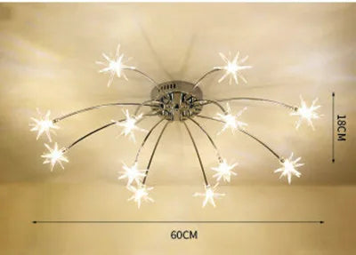 Modern starry sky chandelier decorative indoor designer light