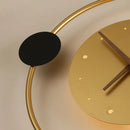 elegant nordic design acrylic iron led wall clock