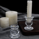 Creative glass candle holder for home and bar decor