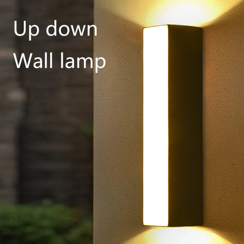 Outdoor garden wall light with high brightness LED - vue 5 sur 9