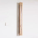 Solid wood wabi-sabi wall light for interior decor