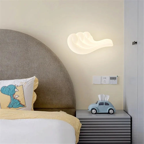 Children's LED whale and sailboat wall light with colour changing - vue 6 sur 9