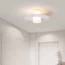 Modern LED ceiling light for hallway, corridor, lounge, dining room, kitchen, bedroom – black or white