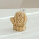 cute handmade glove shaped scented candle party decoration