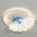 Creative acrylic LED ceiling light for children's decor