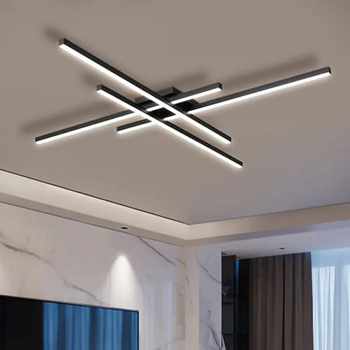 Long LED strip ceiling light - vue 4 sur 18
