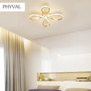Modern LED flower-shaped ceiling light for a creative ambience