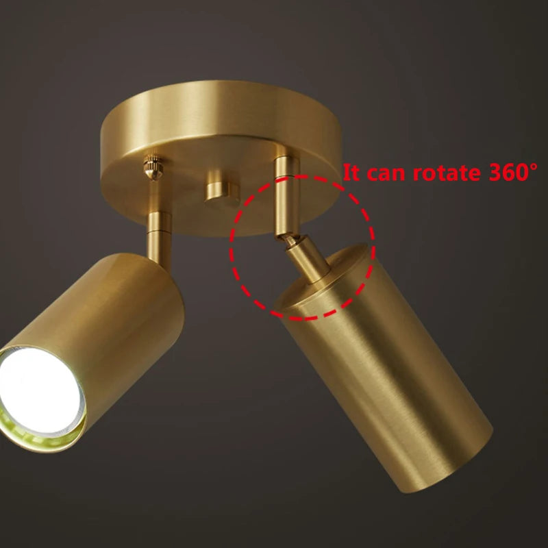 Modern chandelier with LED spotlights for indoor spaces - vue 5 sur 8