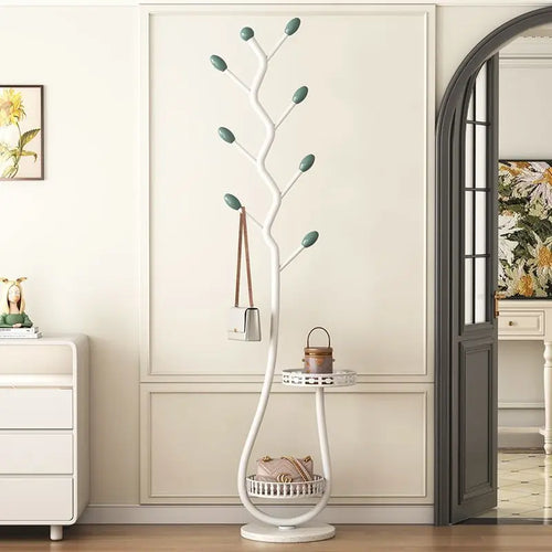 elegant floor coat rack for practical and stylish storage - vue 6 sur 9