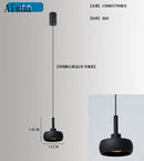 Nordic aluminium pendant light for minimalist decor