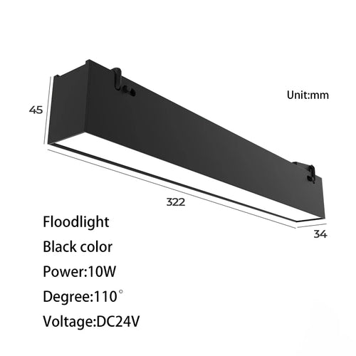 Knitted fabric LED strip lamp for loft - vue 13 sur 28