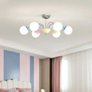 Modern colourful bubble chandelier for indoor hanging