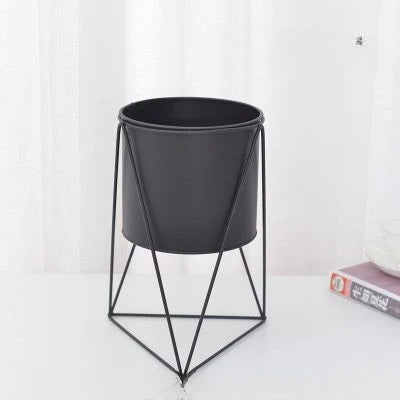 Nordic design metal flower pot for succulents