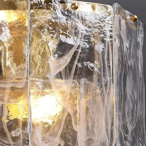Modern glass LED wall light for interior decoration - vue 5 sur 7