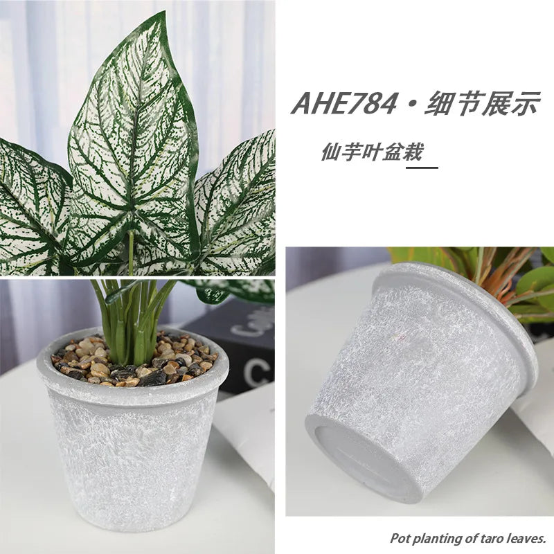 Artificial potted plant for indoor decoration and parties - vue 4 sur 6