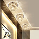 Modern crystal LED ceiling light for stylish interiors