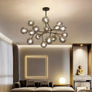 Modern glass pendant chandelier for interior decoration