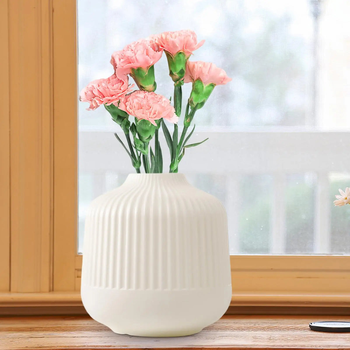Nordic creative vase for natural flowers and plants - vue 3 sur 7