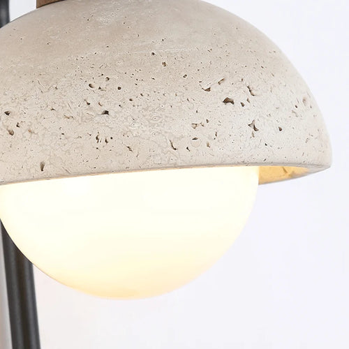 Decorative indoor LED natural stone wall light - vue 6 sur 7