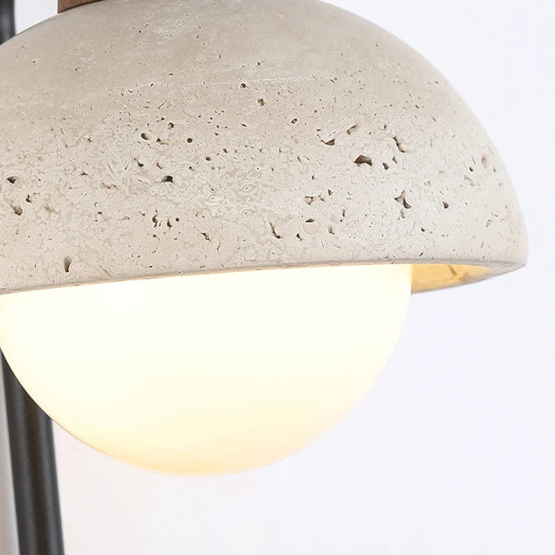 Decorative indoor LED natural stone wall light - vue 5 sur 7