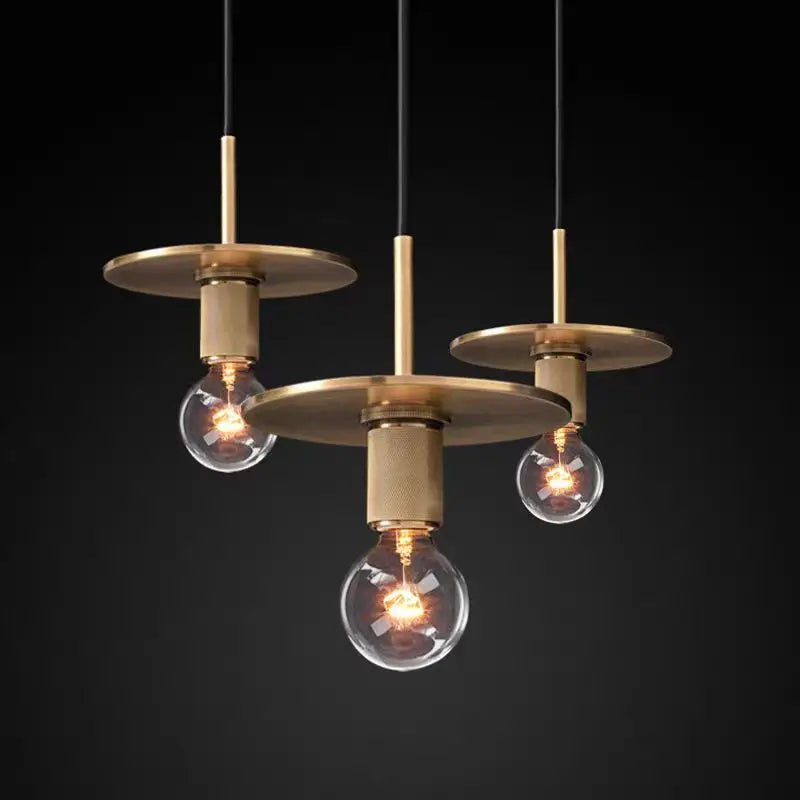 Minimalist nordic copper chandelier luxury design for modern interiors