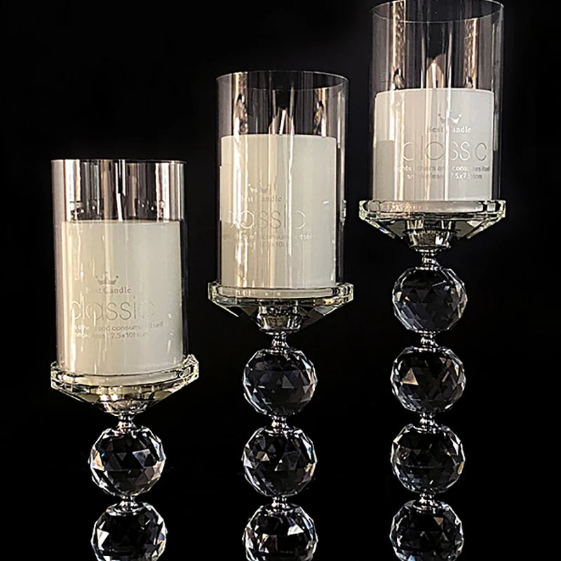 Vintage decorative glass candle holder for elegant interiors