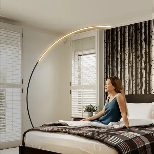 Minimalist modern LED floor lamp - vue 7 sur 8