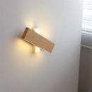 Modern indoor decorative wooden LED wall light