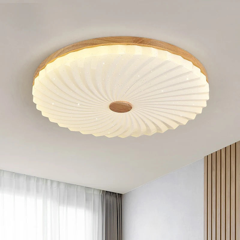 Creative log LED minimalist ceiling light