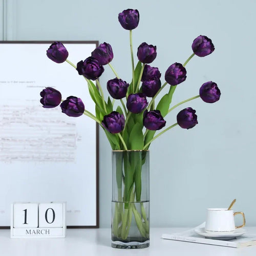 Decorative artificial silk tulips for any occasion - vue 5 sur 13
