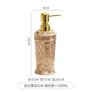 ceramic soap dispenser for shower gel and disinfectant