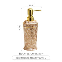 ceramic soap dispenser for shower gel and disinfectant