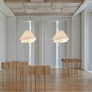 Minimalist fabric LED pendant lamp nordic art design