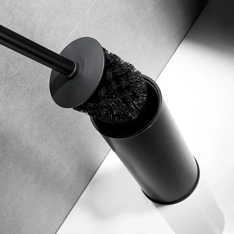 Luxury stainless steel toilet brush for bathroom