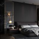 modern led wall light in the shape of a decorative ball