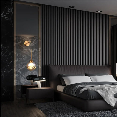 modern led wall light in the shape of a decorative ball - vue 5 sur 11