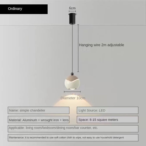LED chandelier for decorating various indoor and outdoor spaces - vue 12 sur 11
