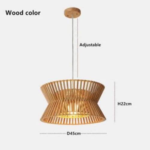 Solid wood chandelier nordic style for indoor lighting