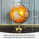 retro globe map for educational and geographic decoration