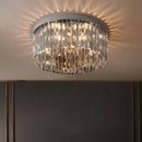 High-end designer crystal ceiling light for elegant interiors