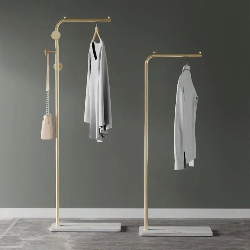 lightweight and modern Nordic clothes rack for stylish storage