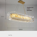 Trendy dimmable chandelier for modern indoor lighting 2024