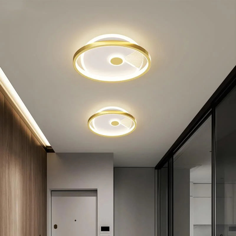 Modern LED chandelier for hallway and corridor lighting